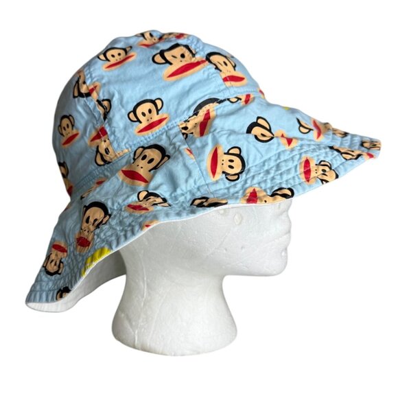 Y2K Reversible Paul Frank Julius the Monkey Bucket Hat - Picture 1 of 5
